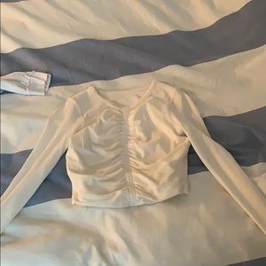 Lulu lemon cropped work out top